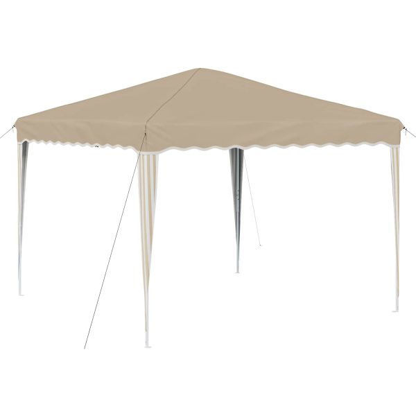 Поп-ъп парти палатка Крем 288 x 288 x 245 см Оксфордска тъкан