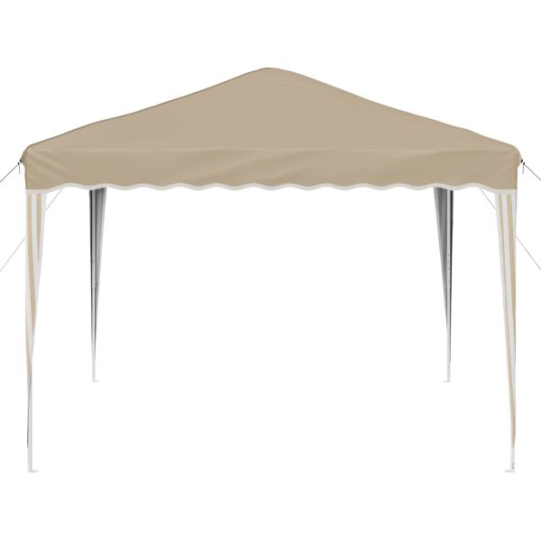 Поп-ъп парти палатка Крем 288 x 288 x 245 см Оксфордска тъкан