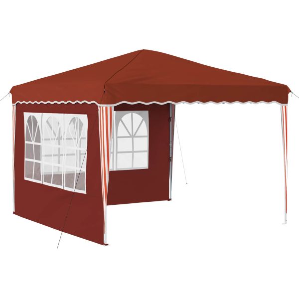 Поп-ъп парти палатка Теракота 288 x 288 x 245 см