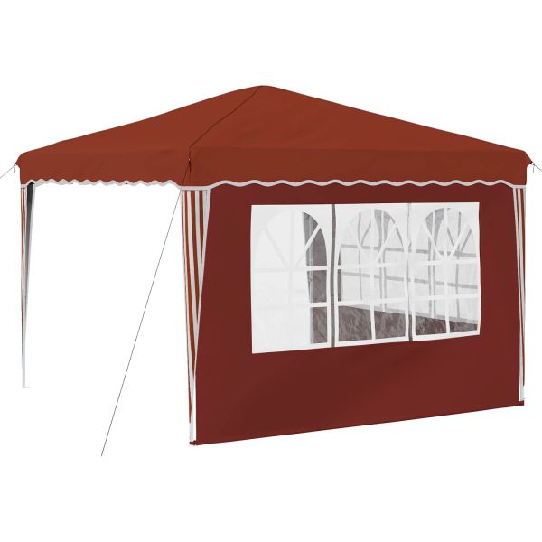 Поп-ъп парти палатка Теракота 288 x 288 x 245 см