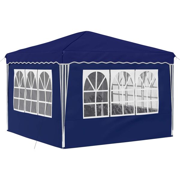 Поп-ъп парти палатка Синьо 288 x 288 x 245 см Оксфордска тъкан
