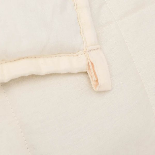 Утежнено одеяло светлокремаво 138x200 см 6 кг плат