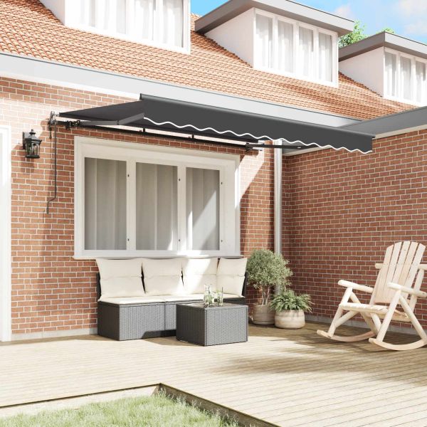 Сгъваем навес Антрацит 300 x 200 cm текстил