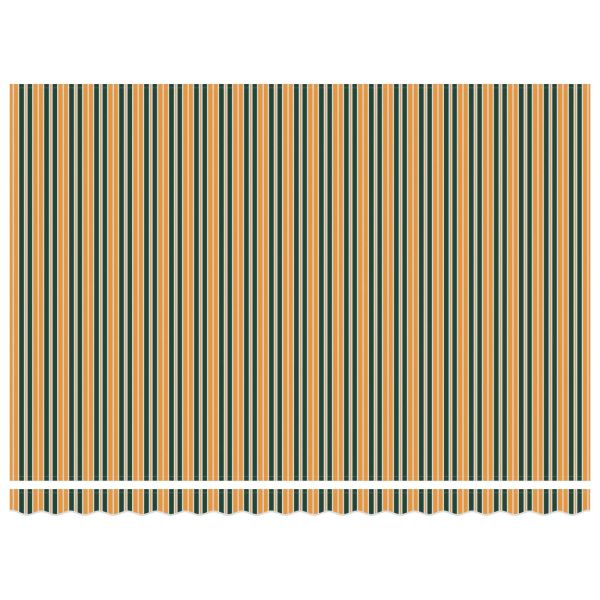 Текстил за сенник с Зелен и жълт 450 × 350 cm Полиестер