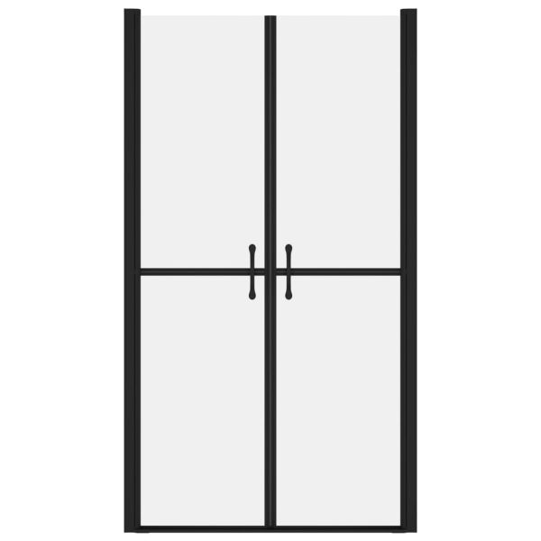 Врата за душ, матирано ESG стъкло, (78-81)x190 см