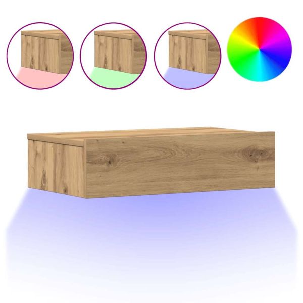Нощно шкафче Artisan Oak 60x35 cm Инженерна дървесина