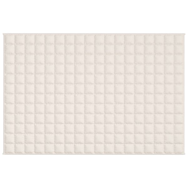 Утежнено одеяло светлокремаво 122x183 см 5 кг плат