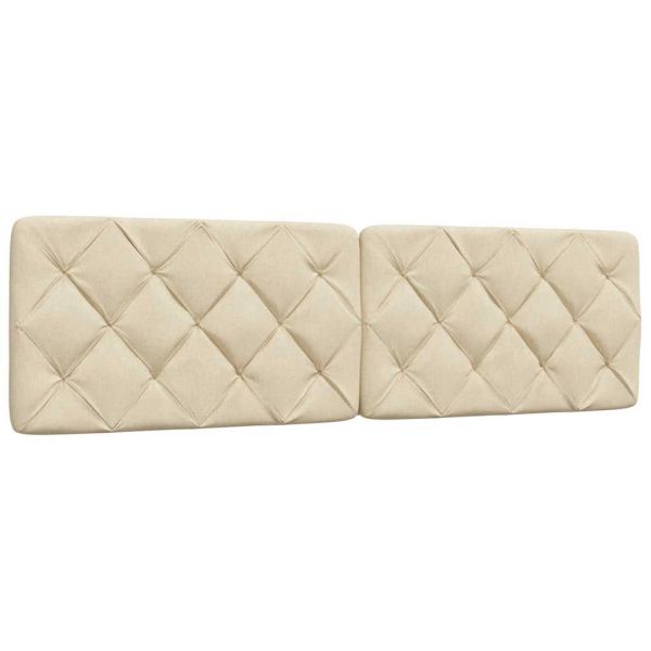 Легло с матрак, кремаво, 180x200 см, плат