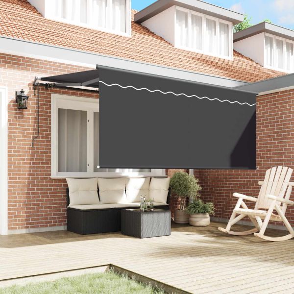 Сгъваем навес На райета Антрацит 300 x 200 cm текстил