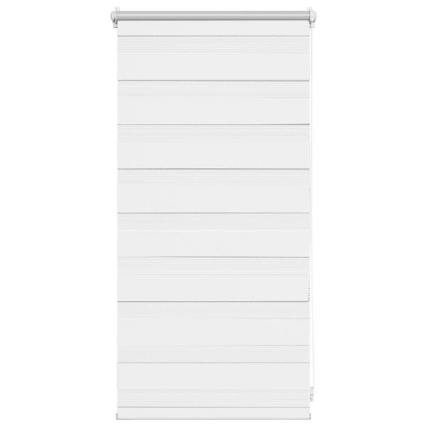 Зебра щора 40,9x100 см Ширина на плат 36,7 см бяла