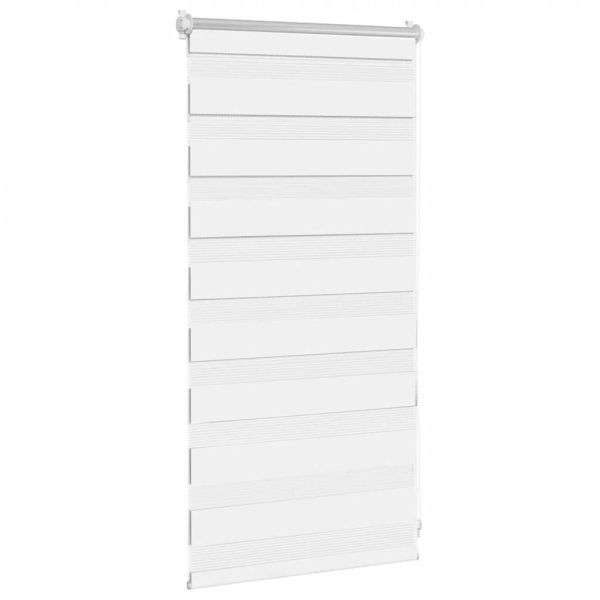 Зебра щора 40,9x100 см Ширина на плат 36,7 см бяла