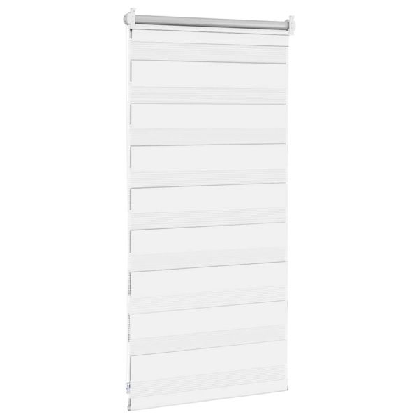 Зебра щора 40,9x100 см Ширина на плат 36,7 см бяла