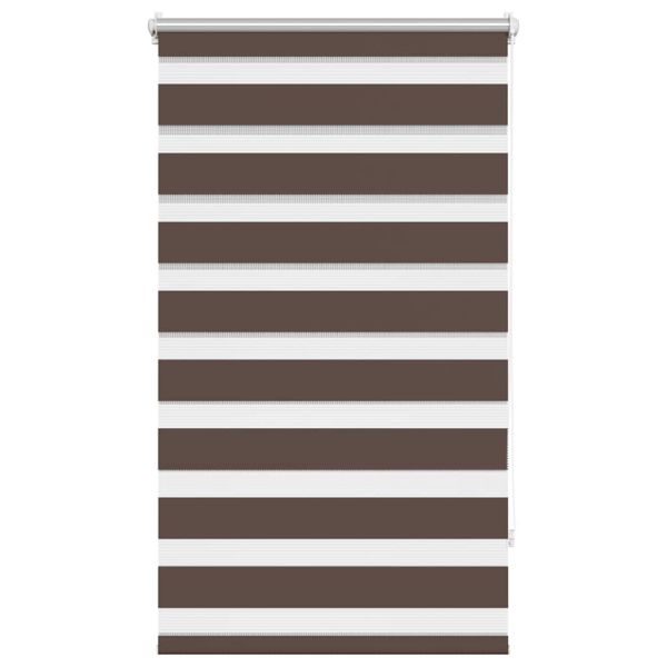 Зебра щора 90,9x150 см Ширина на плата 86,7 см цвят кафе