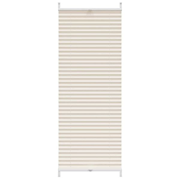 Плисирана щора 40 х 125 см, цвят крем