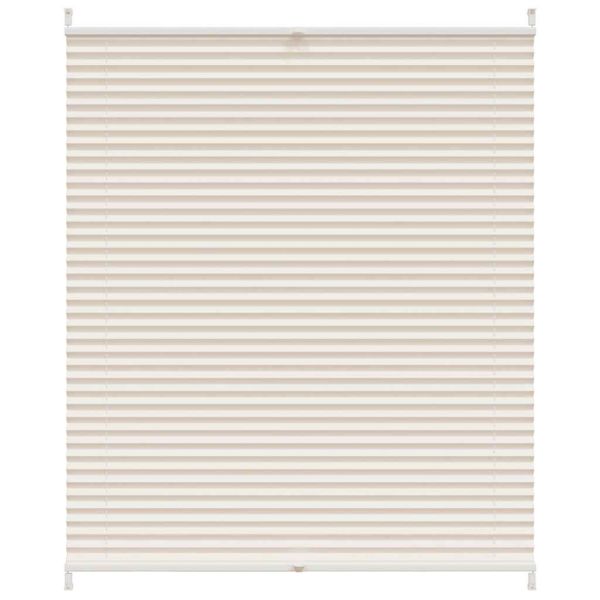 Плисирана щора 110 х 125 см, цвят крем