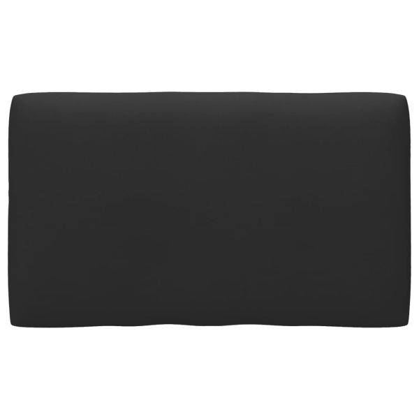 Градинска палетен ъглов диван черен импрегнирано борово дърво