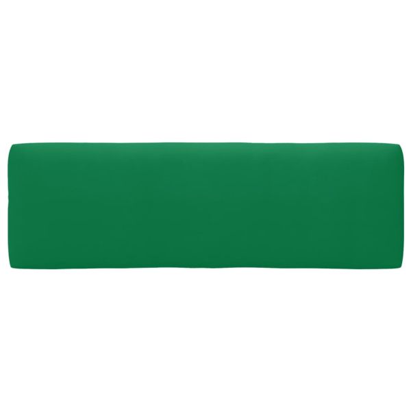 2-местен палетен диван с възглавници бор с черна импрегнация