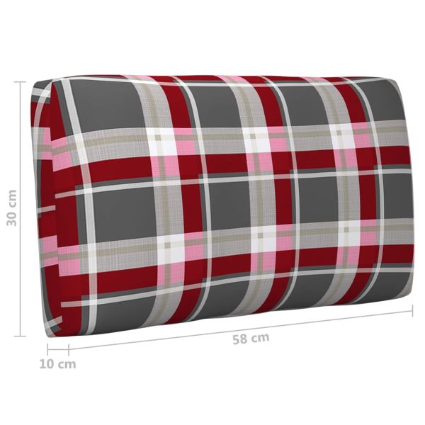 Палетен комплект с възглавници, 6 части, импрегниран бор