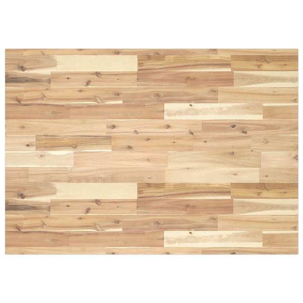 Плот за бюро, необработен, 120x70x2 см, масивно дърво акация