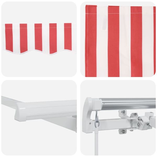 Сгъваем навес Червено 250 x 200 cm текстил