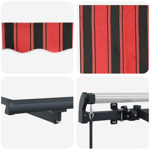 Сгъваем навес Оранжево 300 x 200 cm текстил