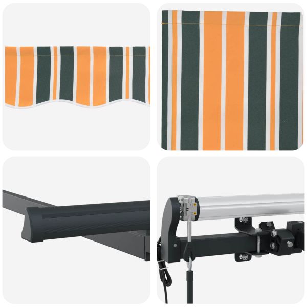 Сгъваем навес Зелен 300 x 200 cm текстил