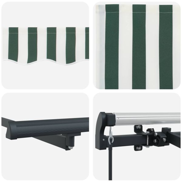 Сгъваем навес Зелен 300 x 200 cm текстил