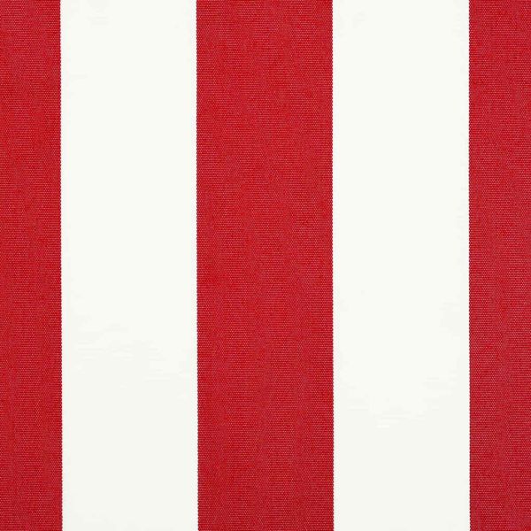 Електрически разтегателен навес Червено и бяло 400 × 350 cm