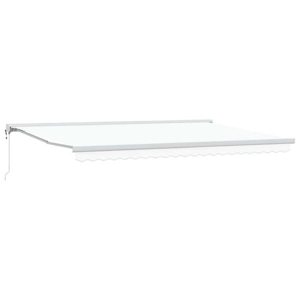 Сенник Бяло 500 x 300 x 165 см Полиестер и алуминий