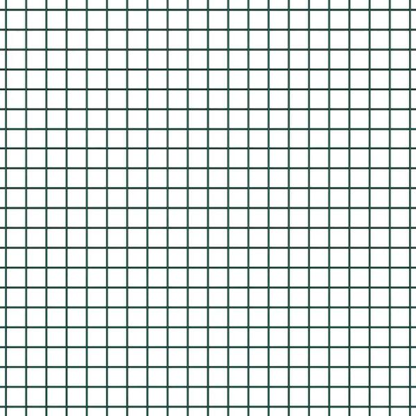 Стълб за ограда. Зелен 50 x 0,4 м (12 x 12 мм мрежа)