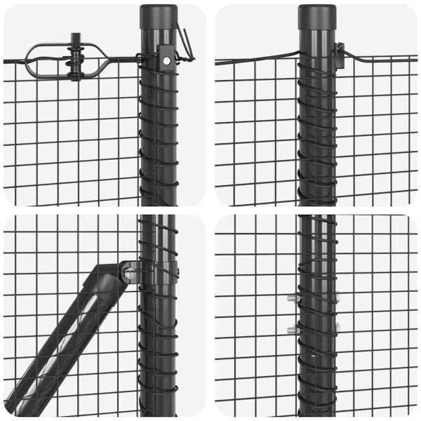Стълб за ограда. Сиво