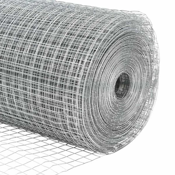 Стълб за ограда. Сребристо