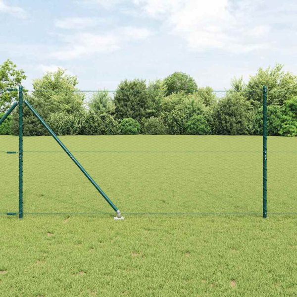 Стълб за ограда. Зелено