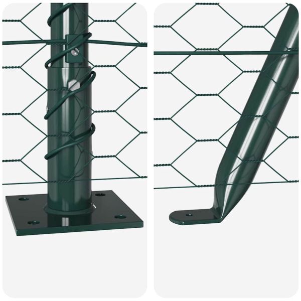 Стълб за ограда. Зелено
