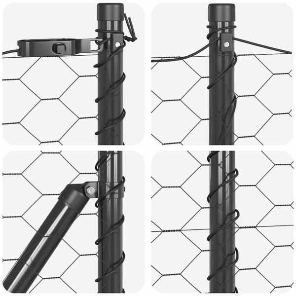Стълб за ограда. Сиво