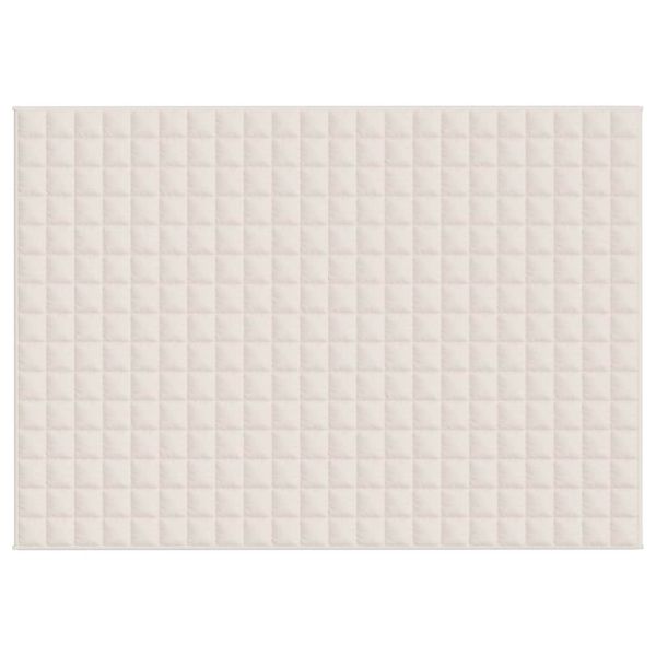 Утежнено одеяло светлокремаво 155x220 см 11 кг плат