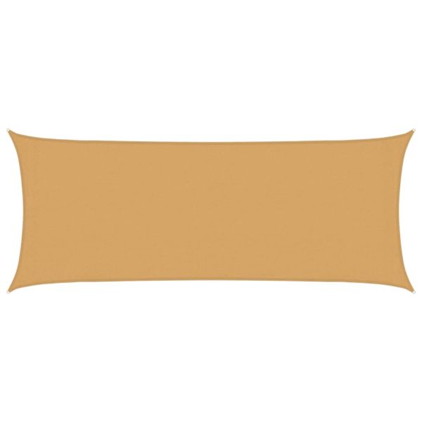 Платно-сенник, 160 г/м², правоъгълно, пясъчно, 2x5 м, HDPE