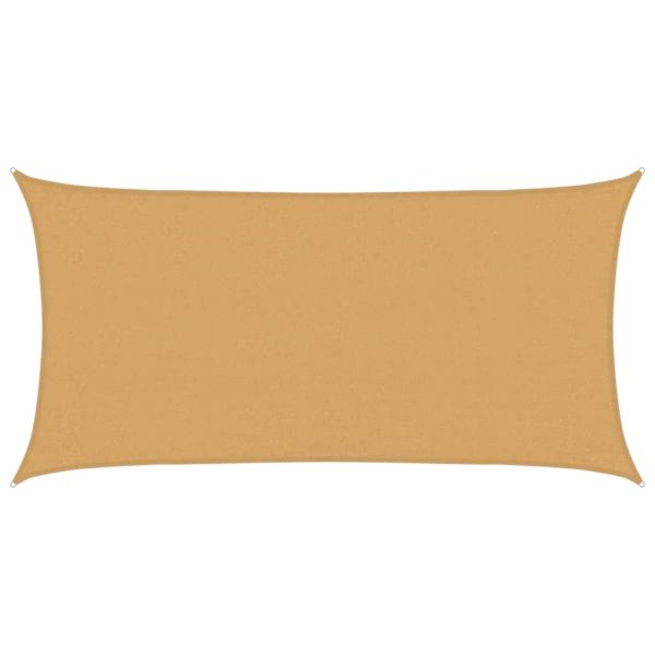 Платно-сенник, 160 г/м², правоъгълно, пясъчно, 3x6 м, HDPE