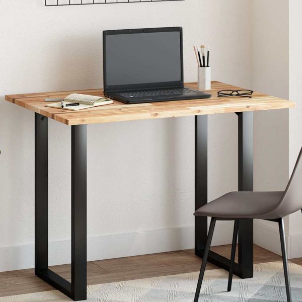 Плот за маса, правоъгълен, 120x70x2 см, акация масив