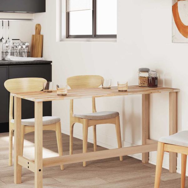 Плот за маса, правоъгълен, 160x50x2 см, акация масив