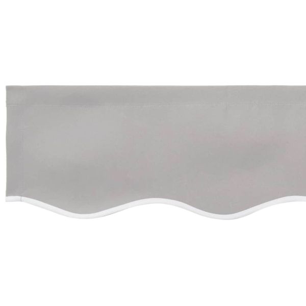 Резервен плат за тента Светлосиво 280 x 195 см Полиестер