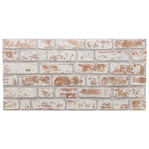 Стенни панели 10 pcs Червено и бяло 100 x 50 cm EPS пяна