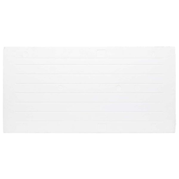 Стенни панели 10 pcs Червено и бяло 100 x 50 cm EPS пяна