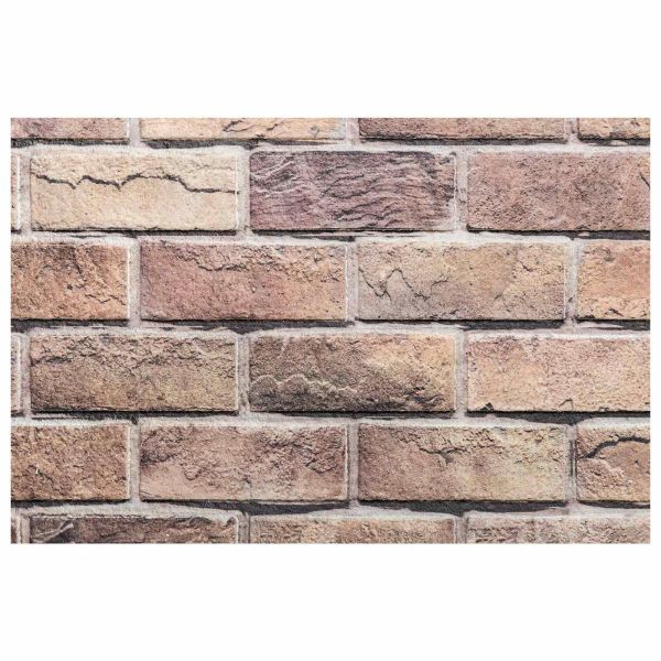 Стенни панели 10 pcs Кафяв и сив 100 x 50 cm EPS пяна