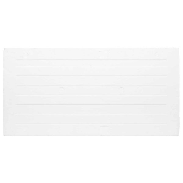 Стенни панели 10 pcs Светлосив и бял 100 x 50 cm EPS пяна