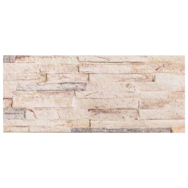 Стенни панели 10 pcs Бяло и червено 100 x 25 cm EPS пяна