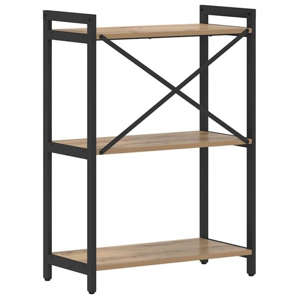 Рафт за книги Дъб 60 x 30 x 85 cm Инженерно дърво