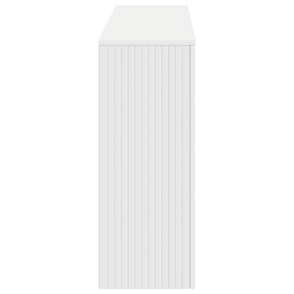 Конзолна маса Бял 155 x 29 x 74 см Инженерен дървен материал