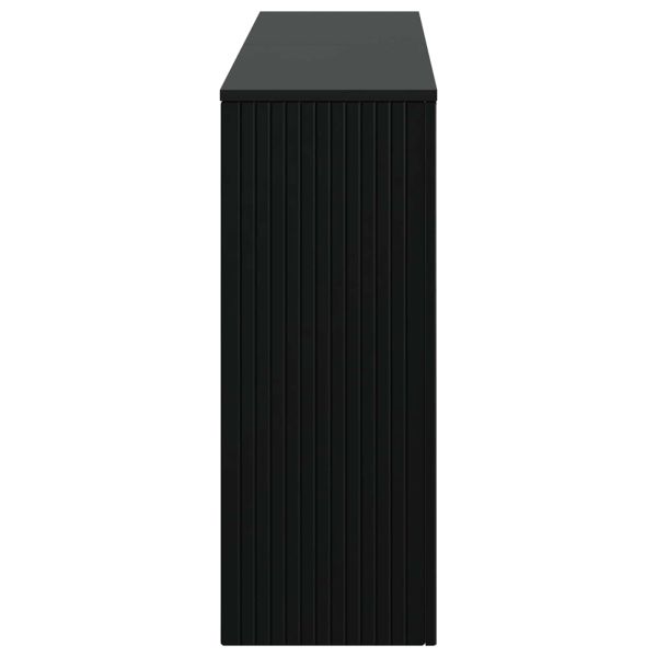 Конзолна маса Черен 155 x 29 x 74 см Инженерен дървен материал