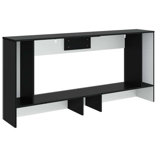 Конзолна маса Черен 155 x 29 x 74 см Инженерен дървен материал